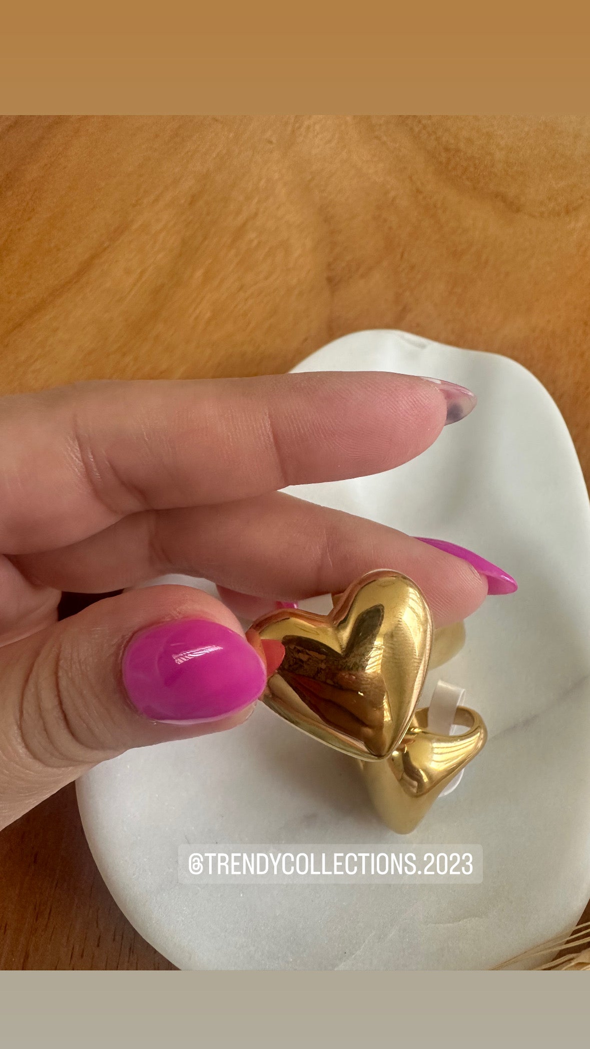 Chunky Heart Ring