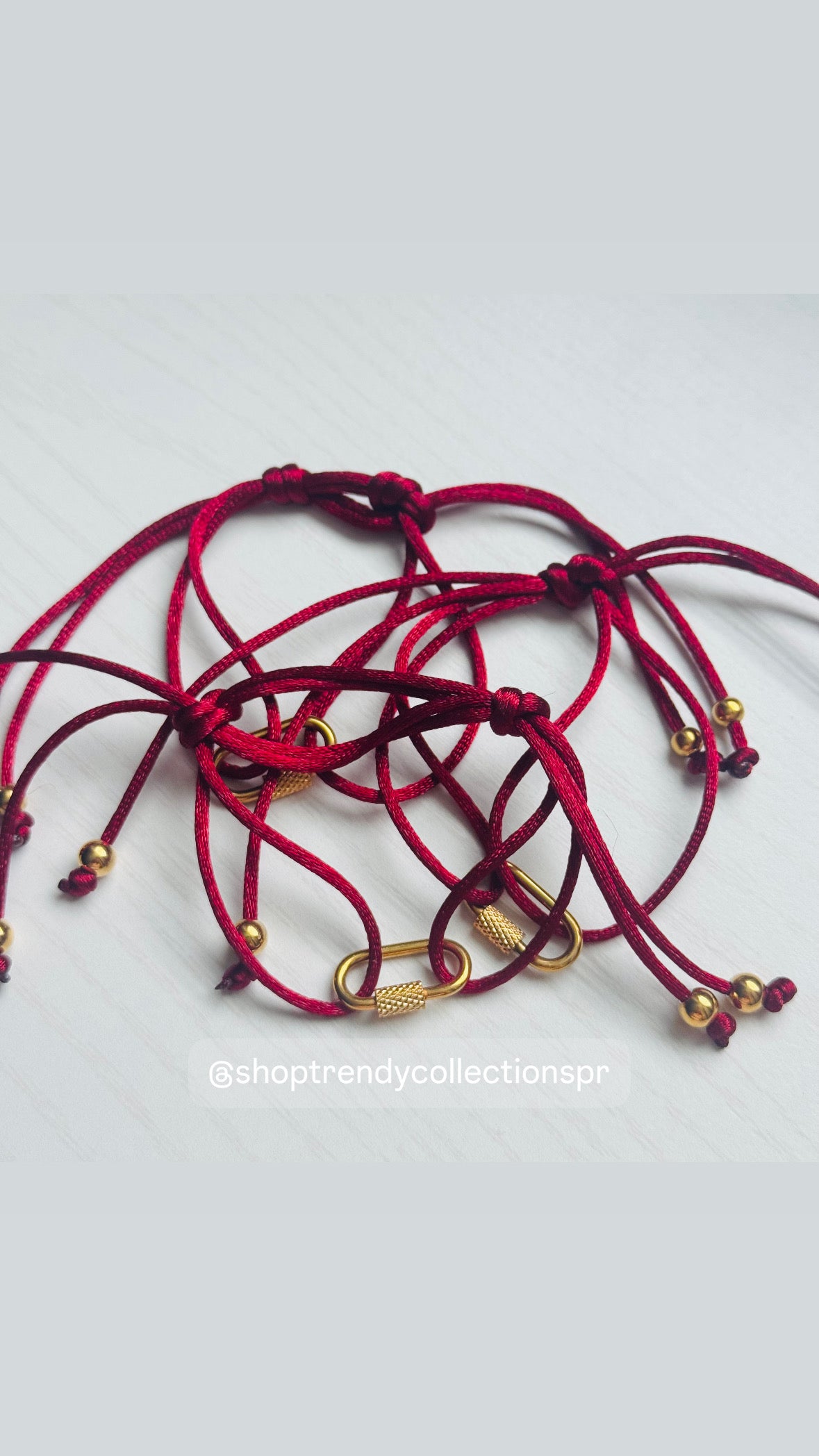 Scarlet Handmade Thread Bracelet
