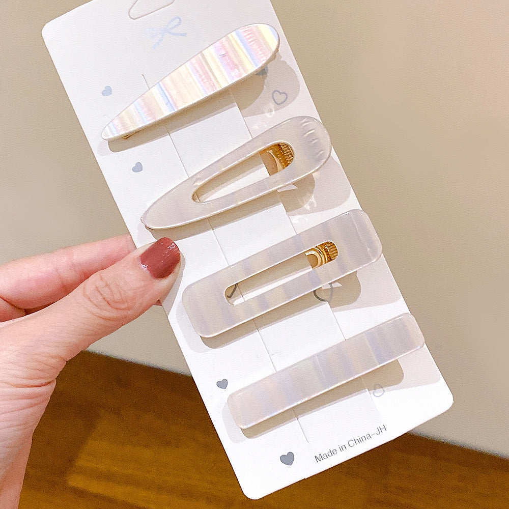 Juego de pinzas para el cabello