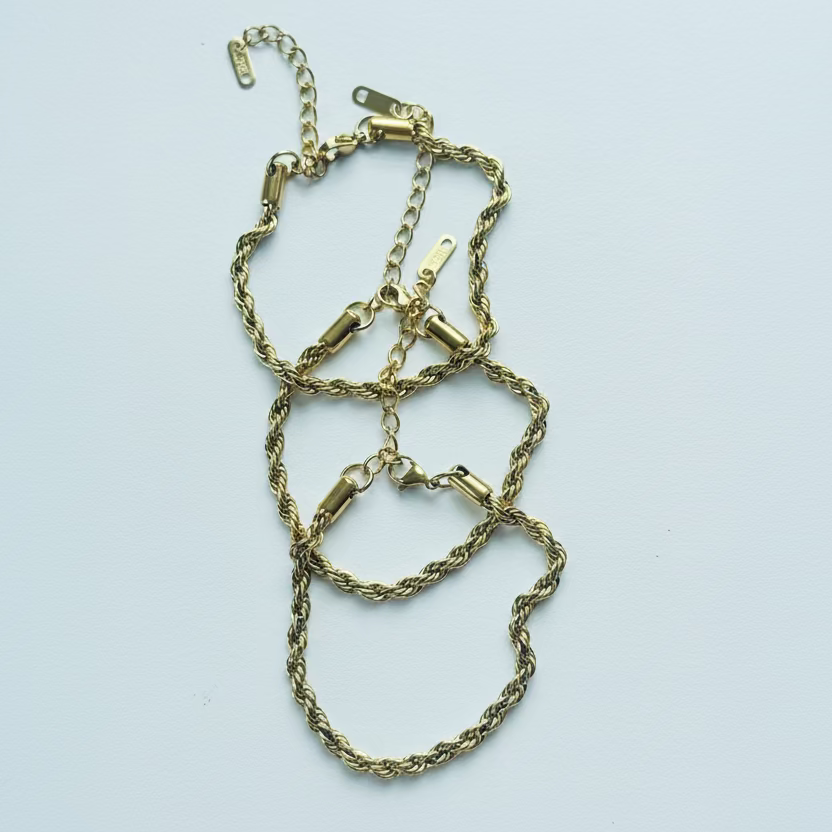 Tangled Rope Chain Bracelet
