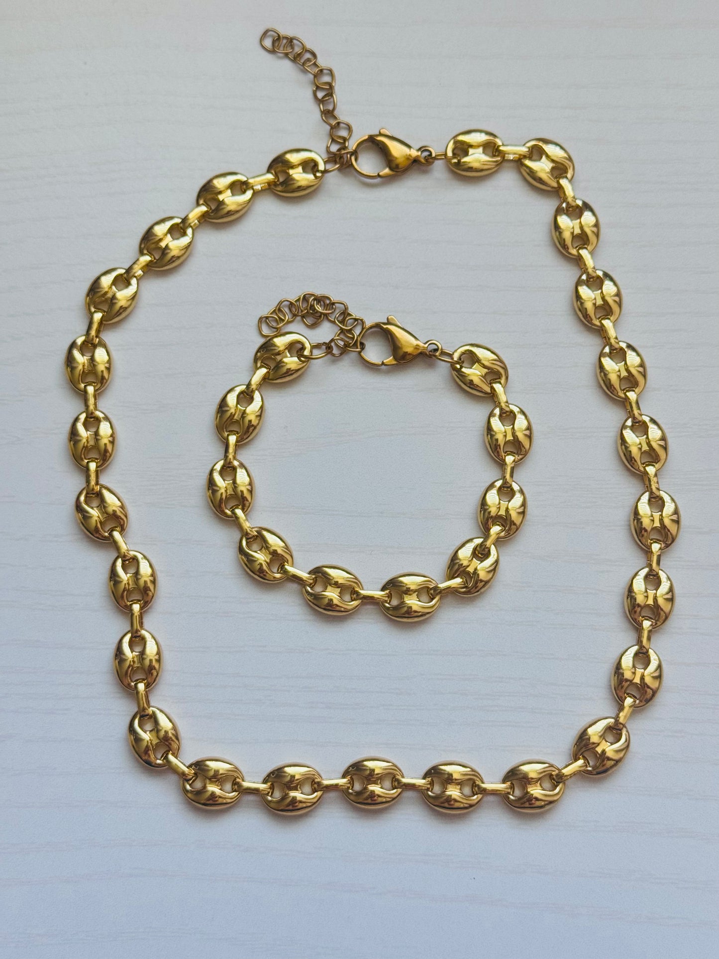Solé Link Necklace – 18K Gold Plated Statement Chain