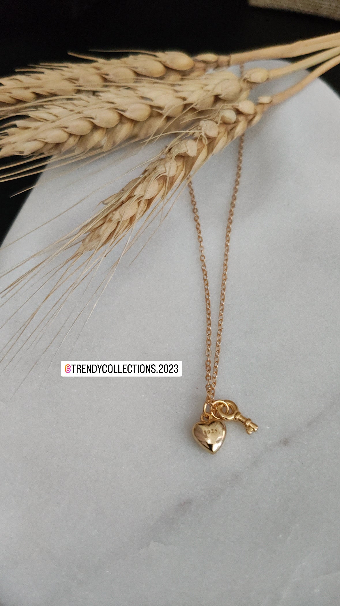 Collar llave de mi corazón