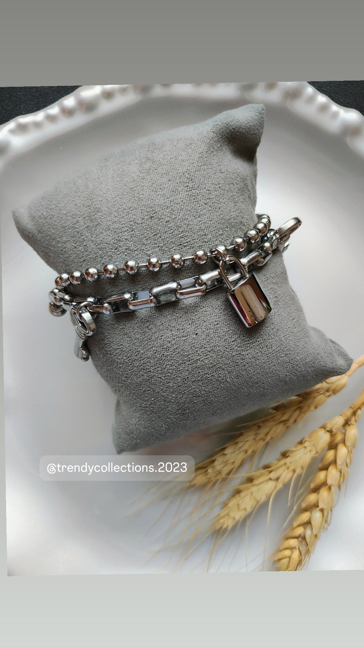 Lock Key Bracelets (silver)