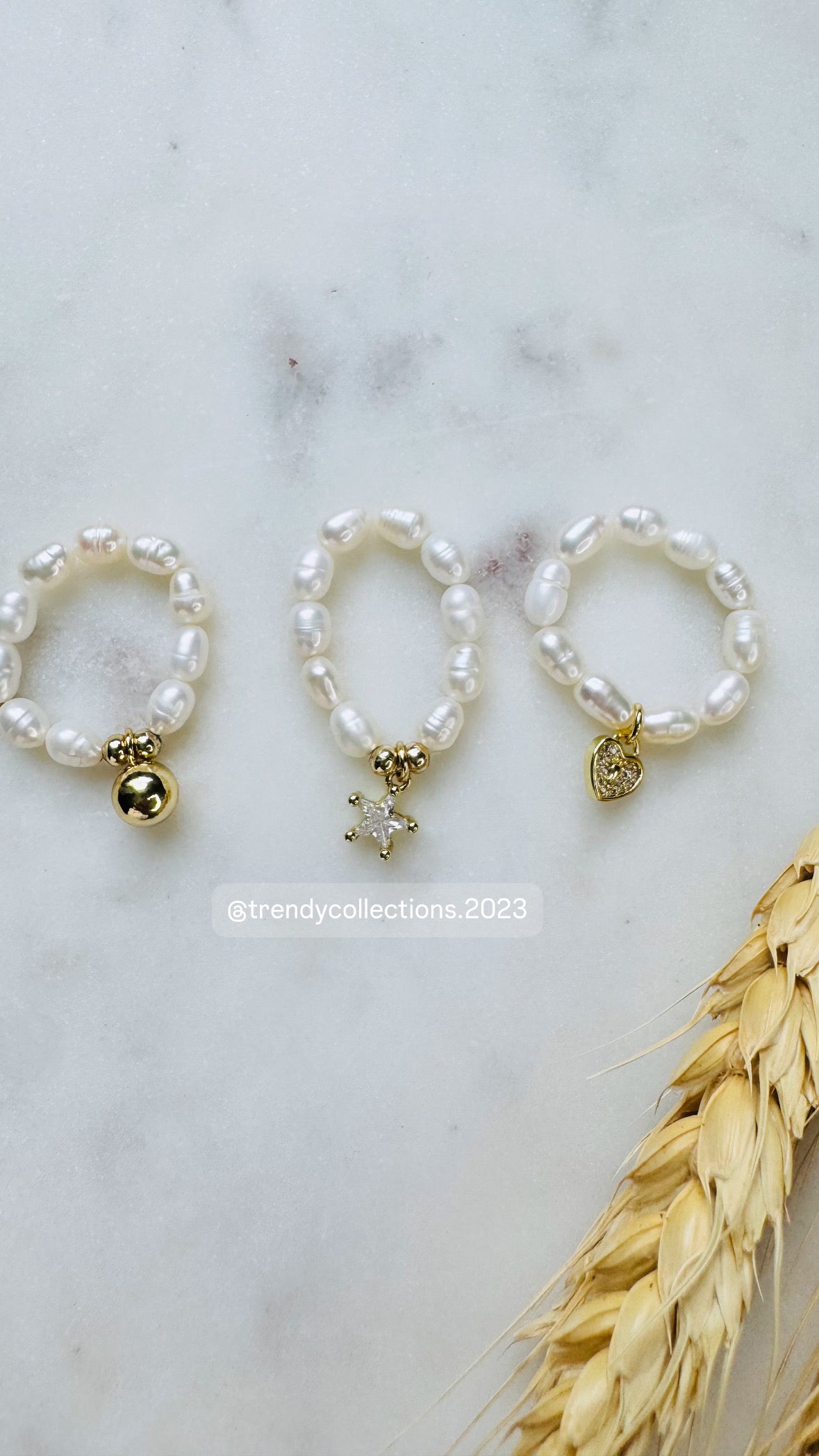 Pearls Rings