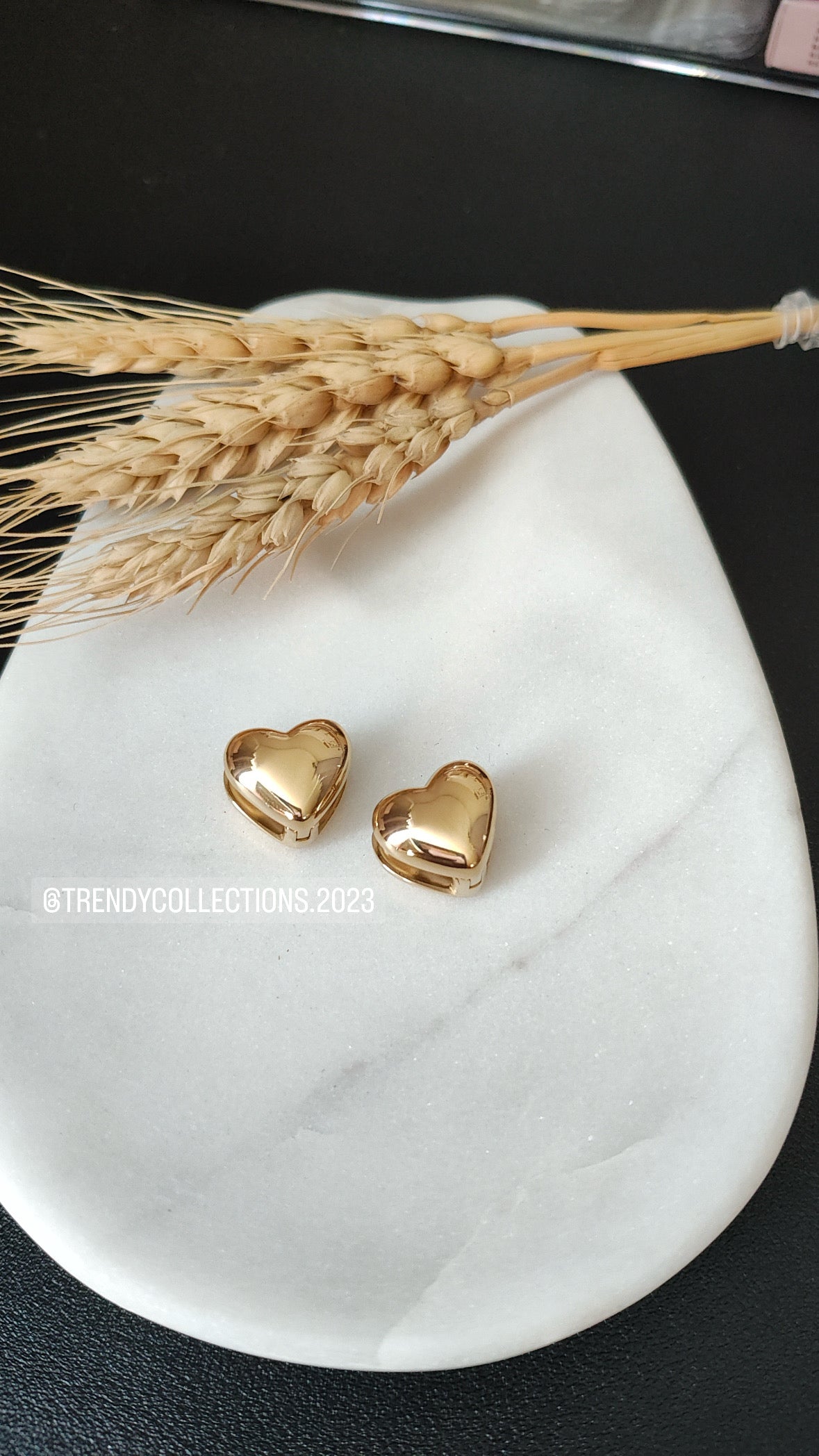 Heart Clips Earrings