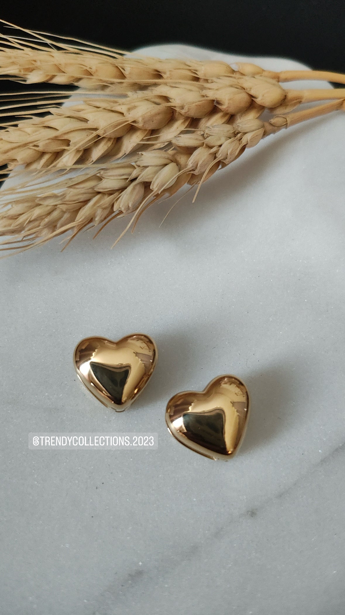 Heart Clips Earrings