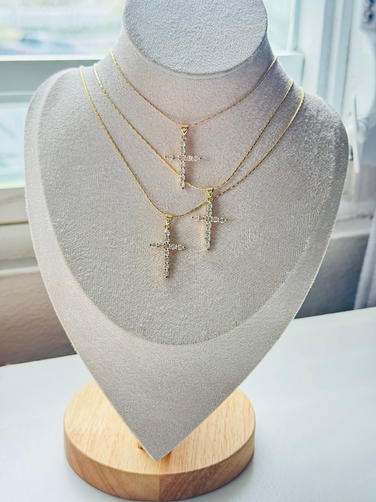 Elise Cross Necklace