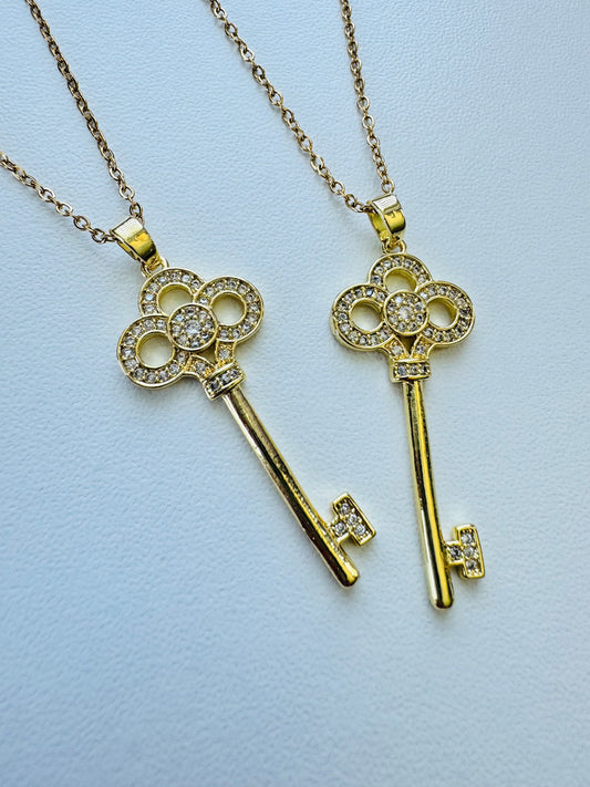 Fancy Key Necklace