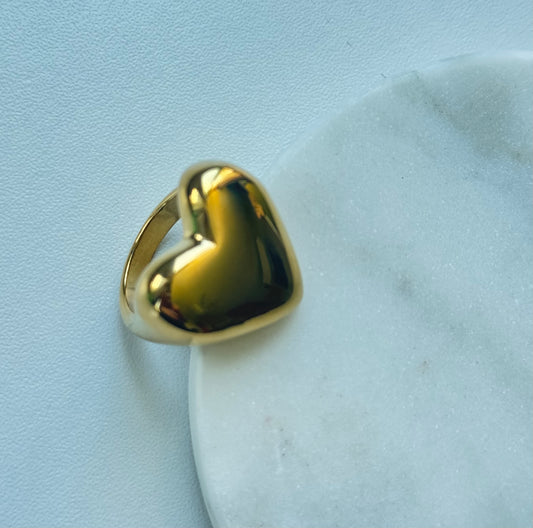 Chunky Heart Ring