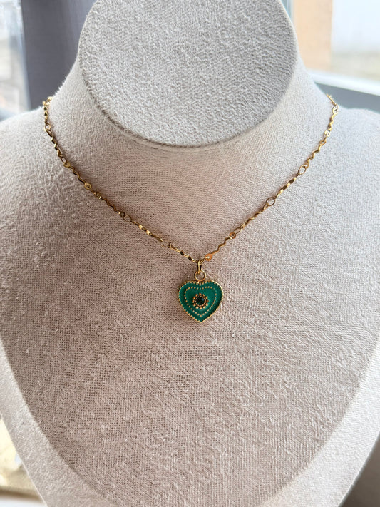 Emerald Heart Necklace | Made For You