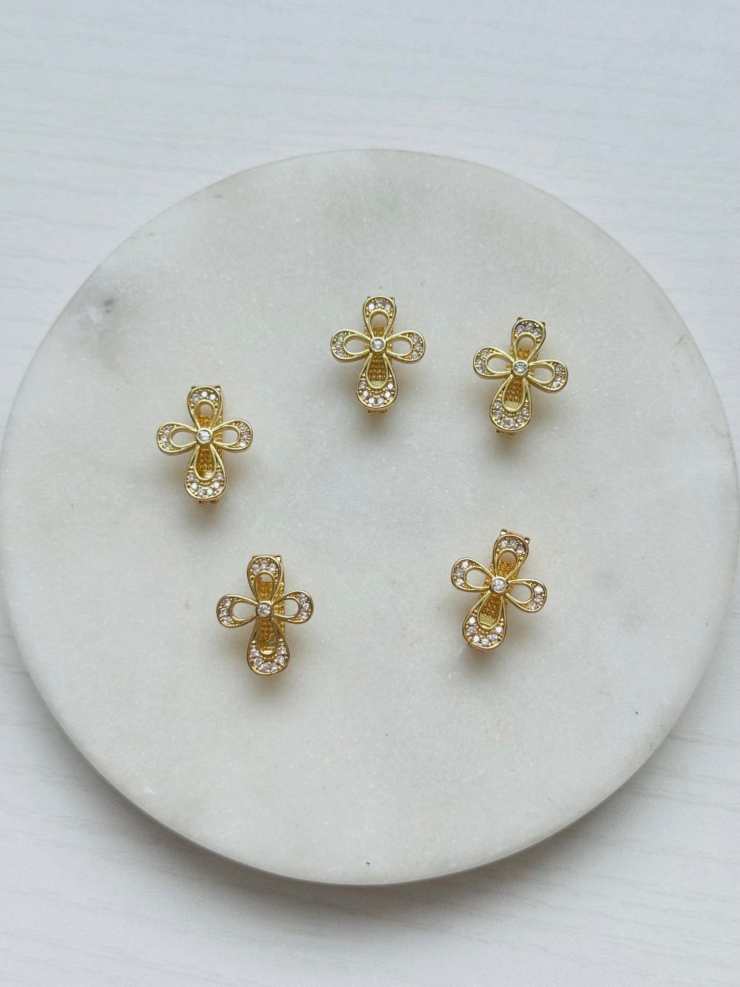 Charms for Emilia Bracelet – Crystal Clover & Floral Charms