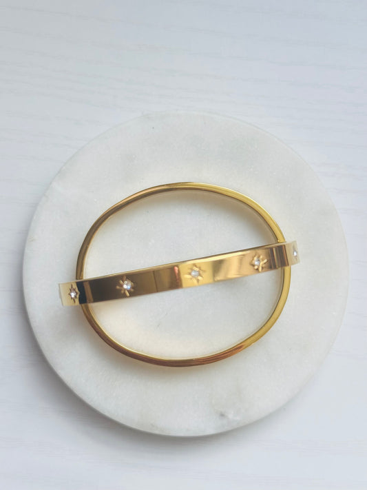 Ariadna Bangle – Signature Sparkle Bracelet