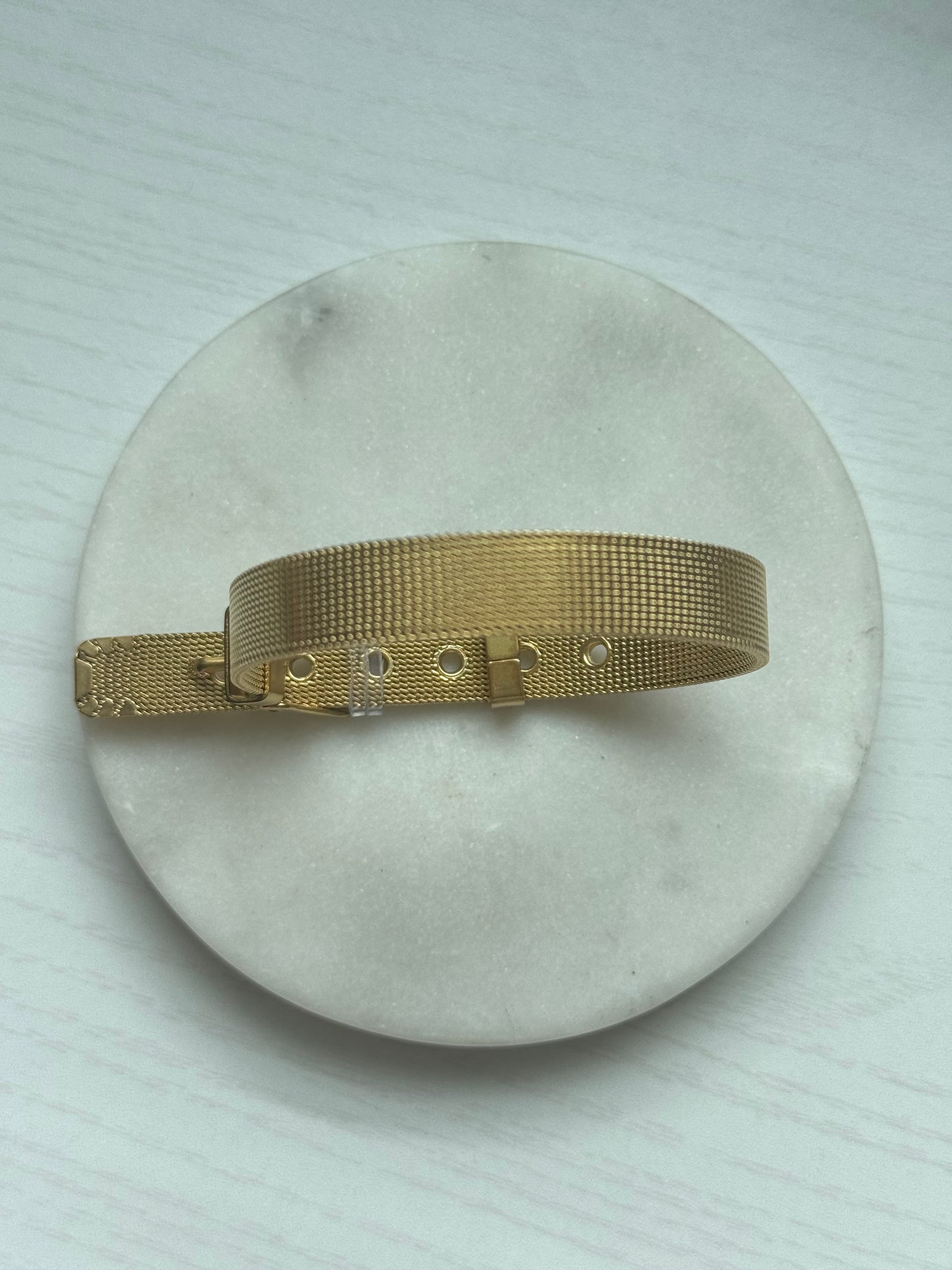 Emilia Belt-Bracelet- Trendy Stainless Steel Bracelet Charm Bracelet with Crystal Details.