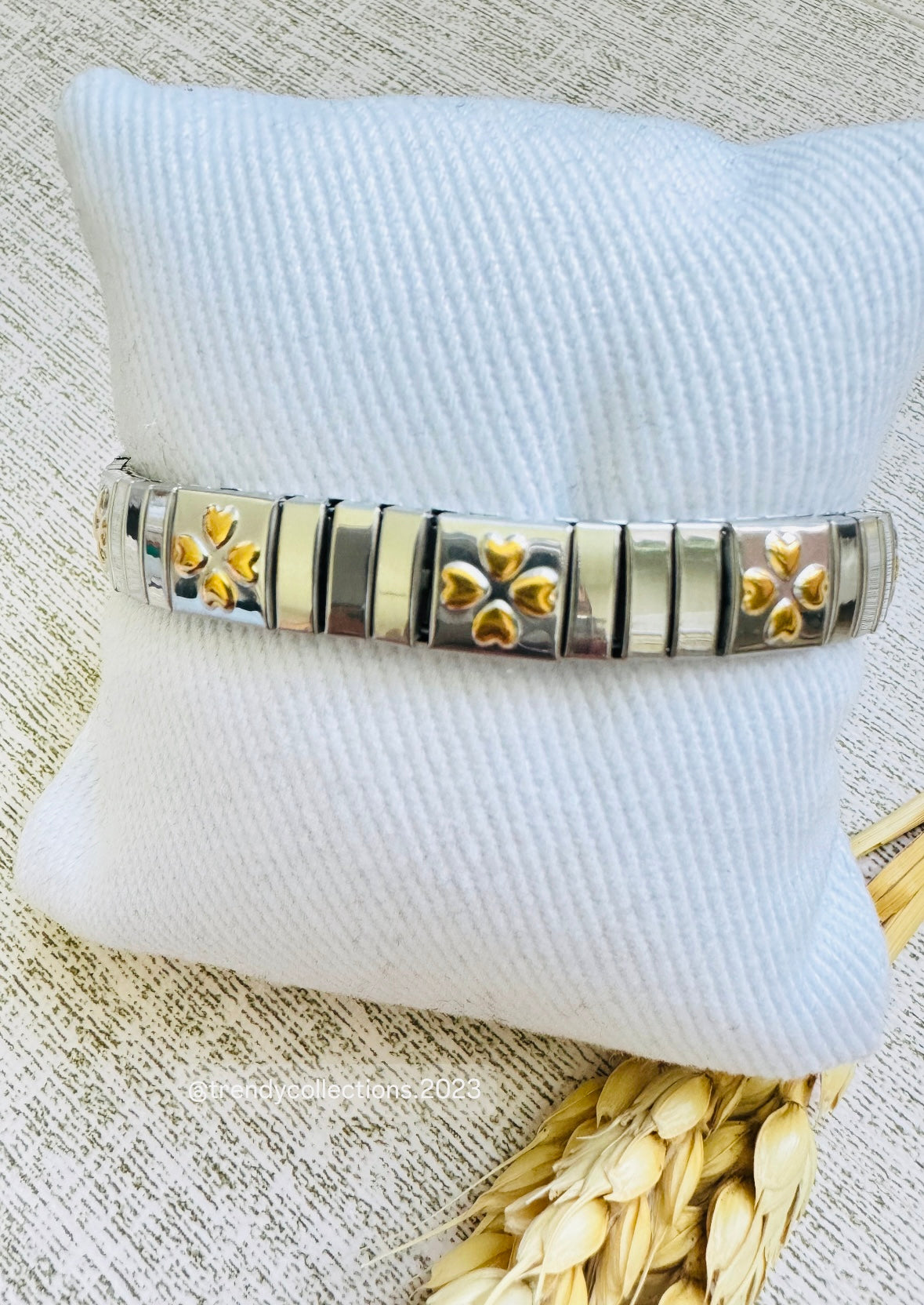Hearts Silver Bracelet