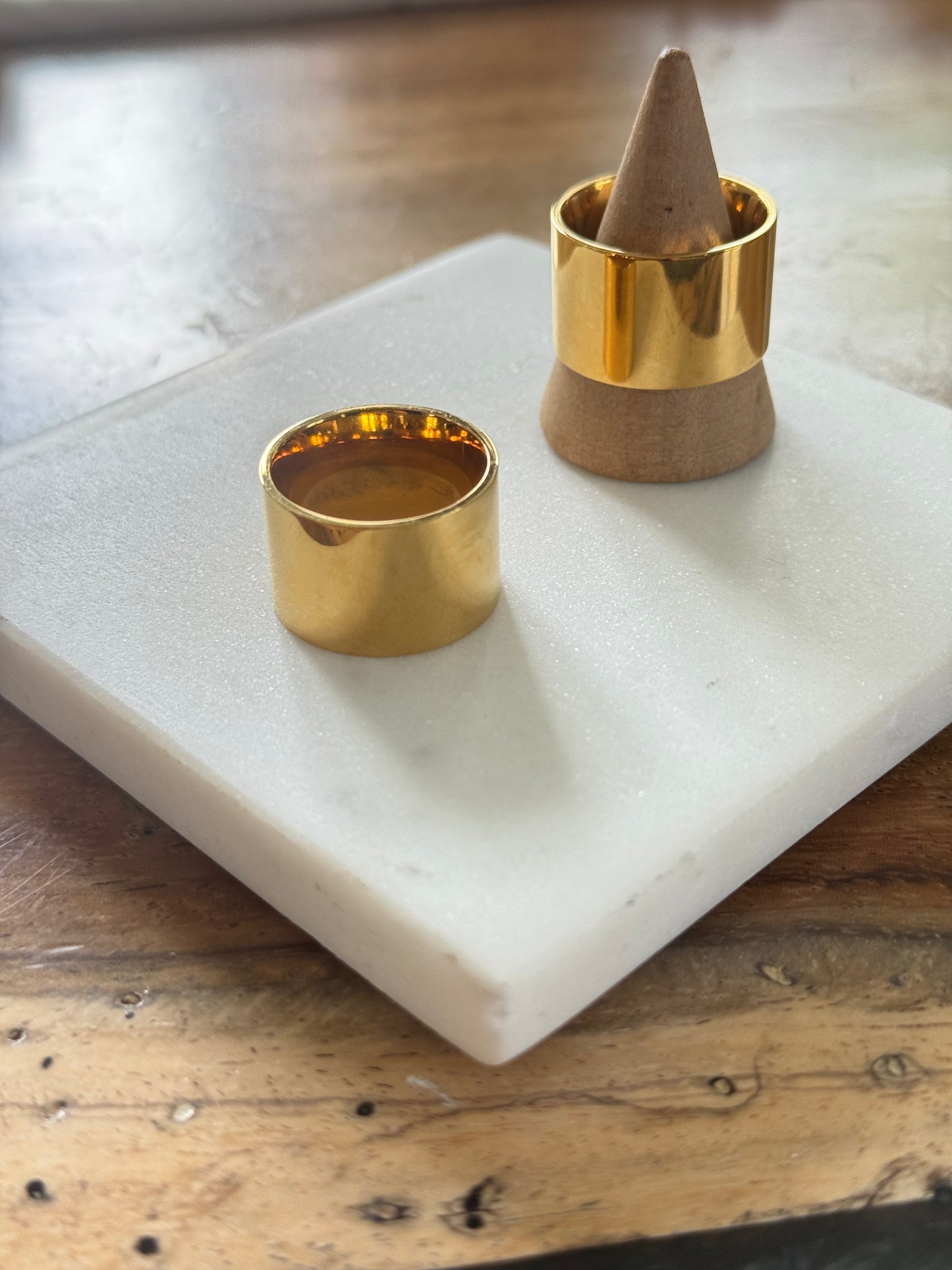 Sirus Ring – Bold 18K Gold Plated Stainless Steel Band