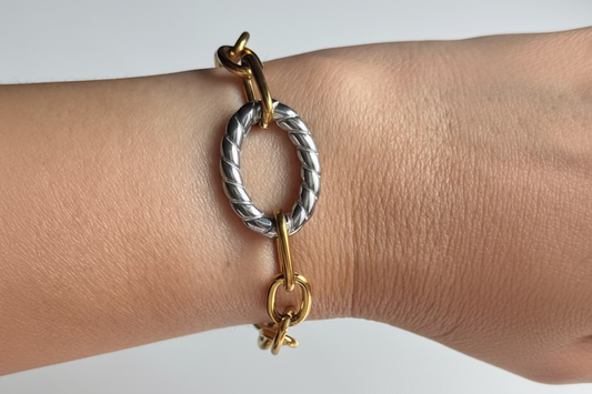 Luxe Chain Bracelet – 18K Gold Plated Stainless Steel