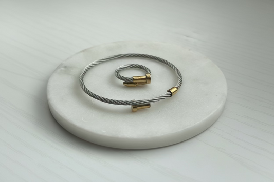 Carti Set – Cable Bracelet & Ring