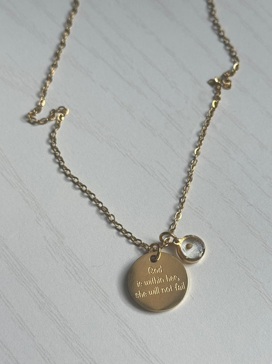 Seed Necklace – Mustard Seed Faith Charm Necklace