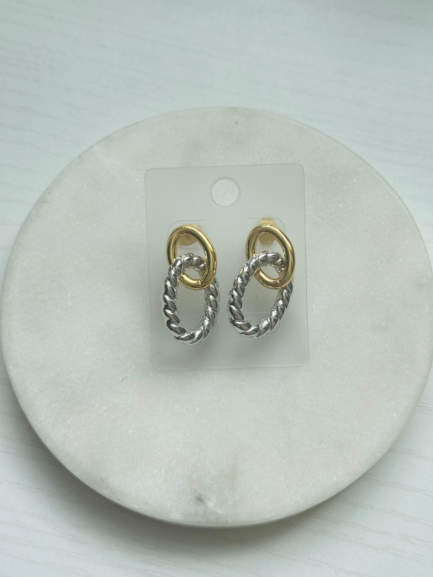 Luxe Chain Earrings- 18k Gold Plated