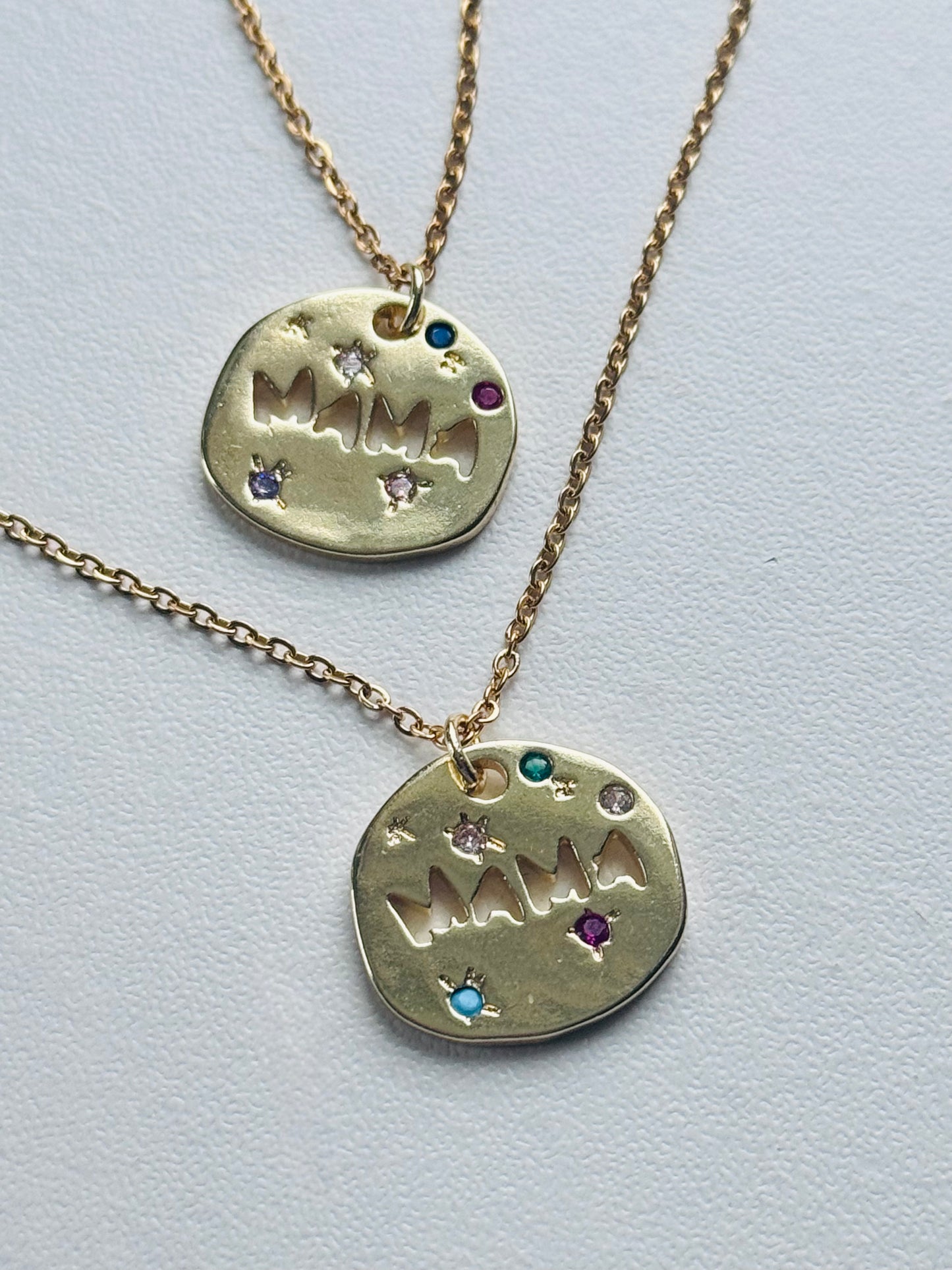 Maya Necklace – Mama Medallion Pendant (Made For You)