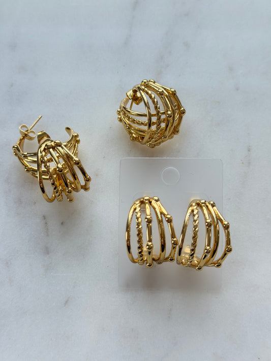 Emma Earrings- 316l Stainless Steel Earrings