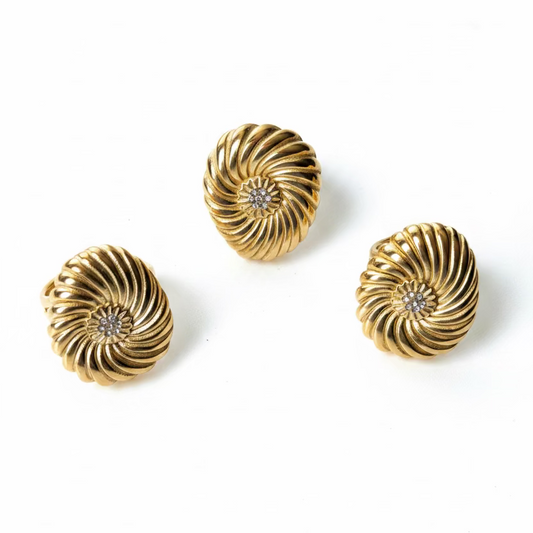 Nautila Ring - 316l Stainless Steel Statement Ring