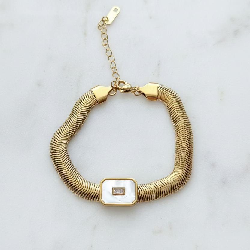 Mirelle Bracelet | 18K Gold PVD Stainless Steel