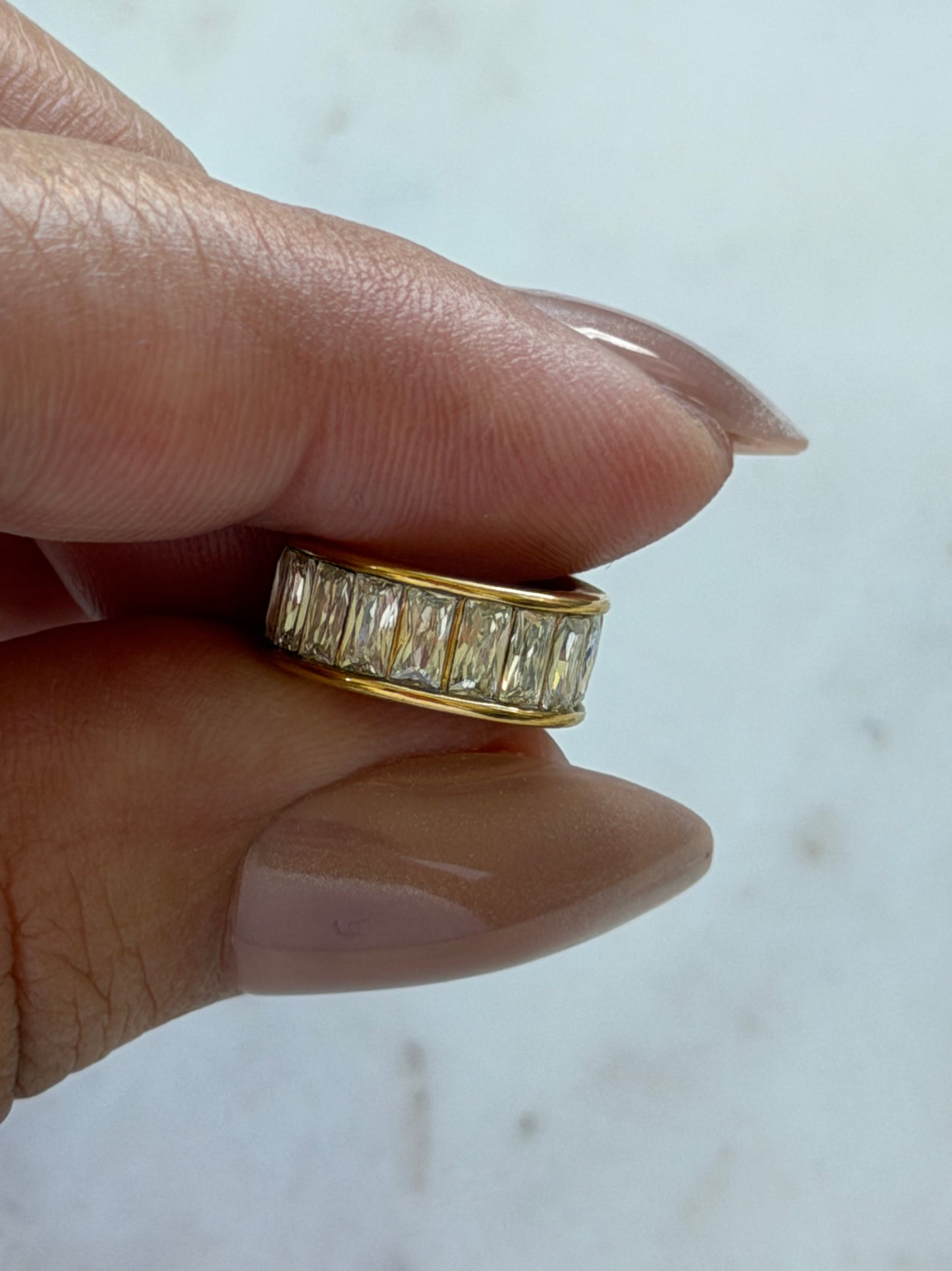 Danielle Ear Cuff – 18K Gold PVD Stainless Steel Zircon Geometric Cuff