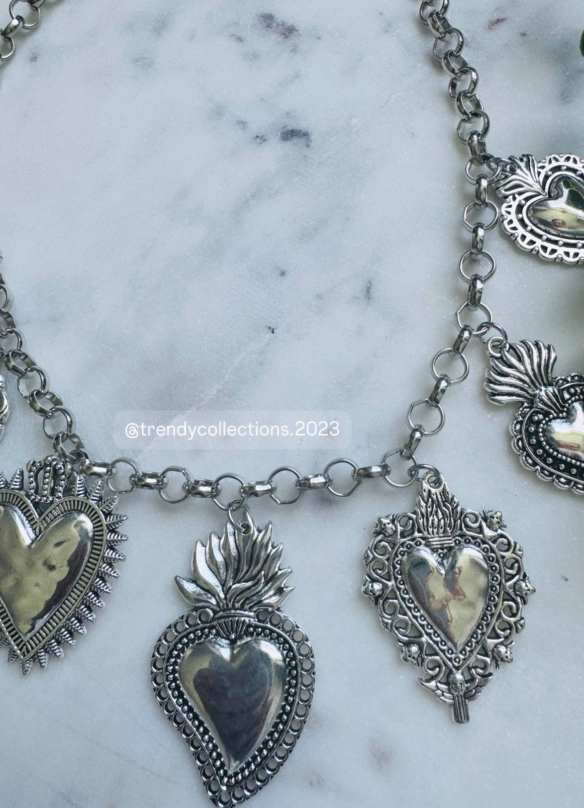 Vintage Hearts Necklace