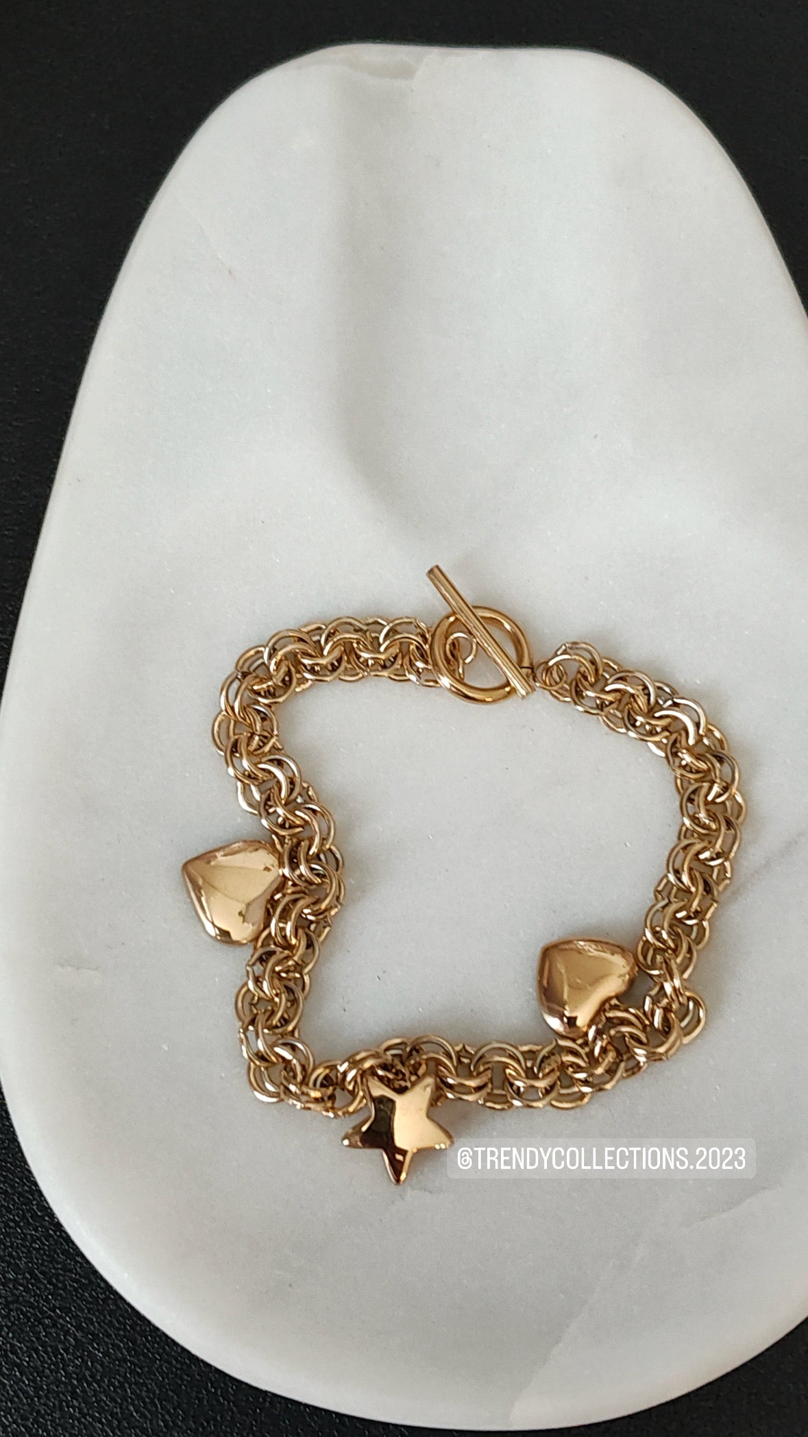 Hearts and star Bracelet